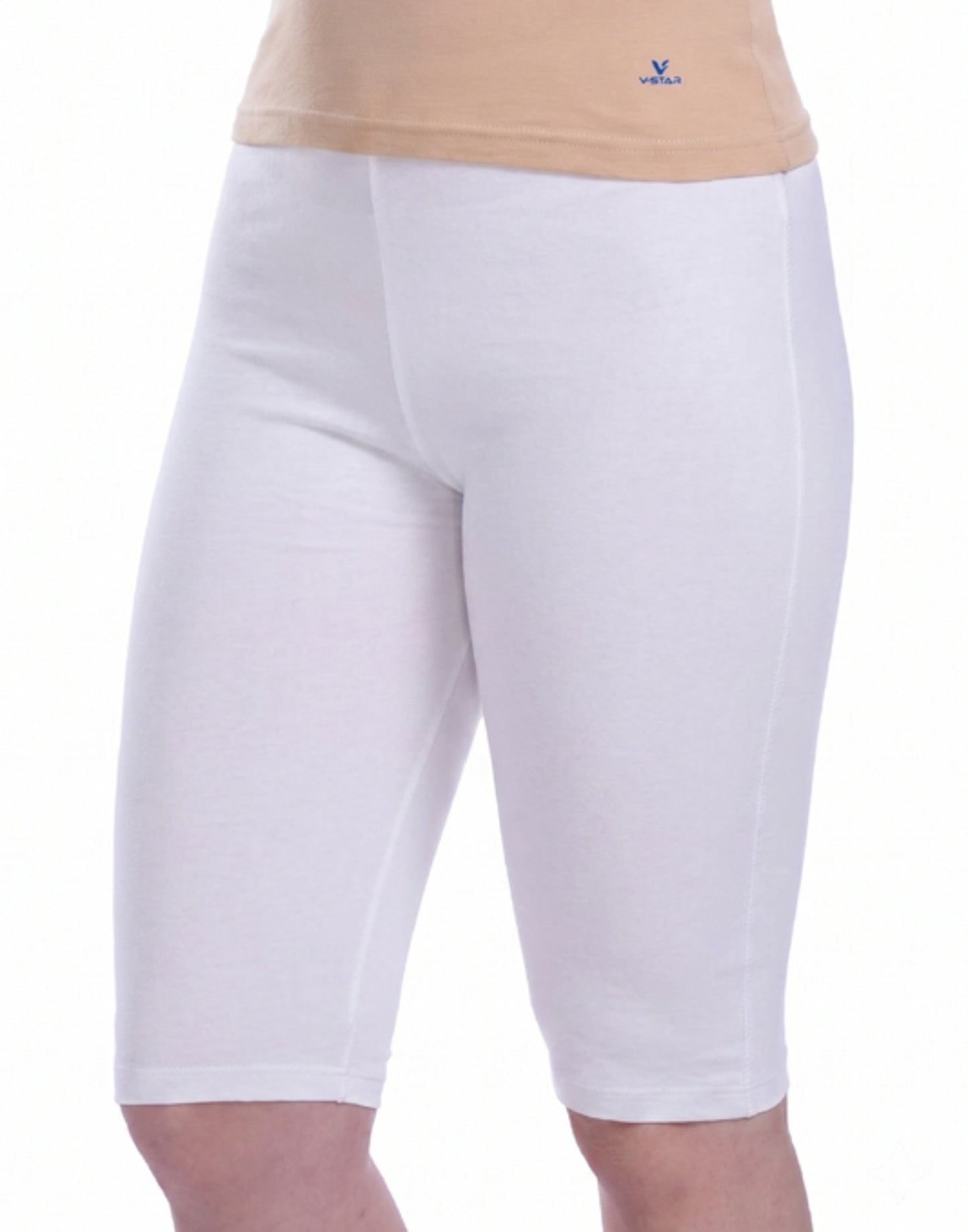 TIGHTS VSTAR KNEE LENGTH WHITE E7055-E7056 210626TS
