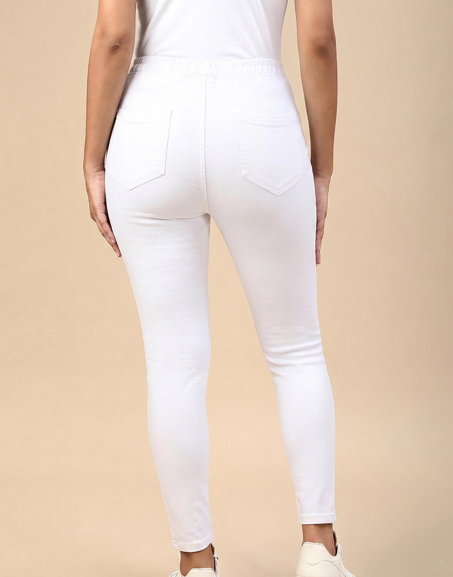 JEGGINGS INDIAN FLOWER WHITE E7036-37 050626JB