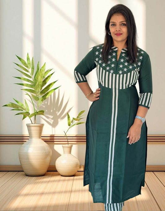 030325X (E5379/E5381/5401/5402) CO-ORD SET - Dark Green