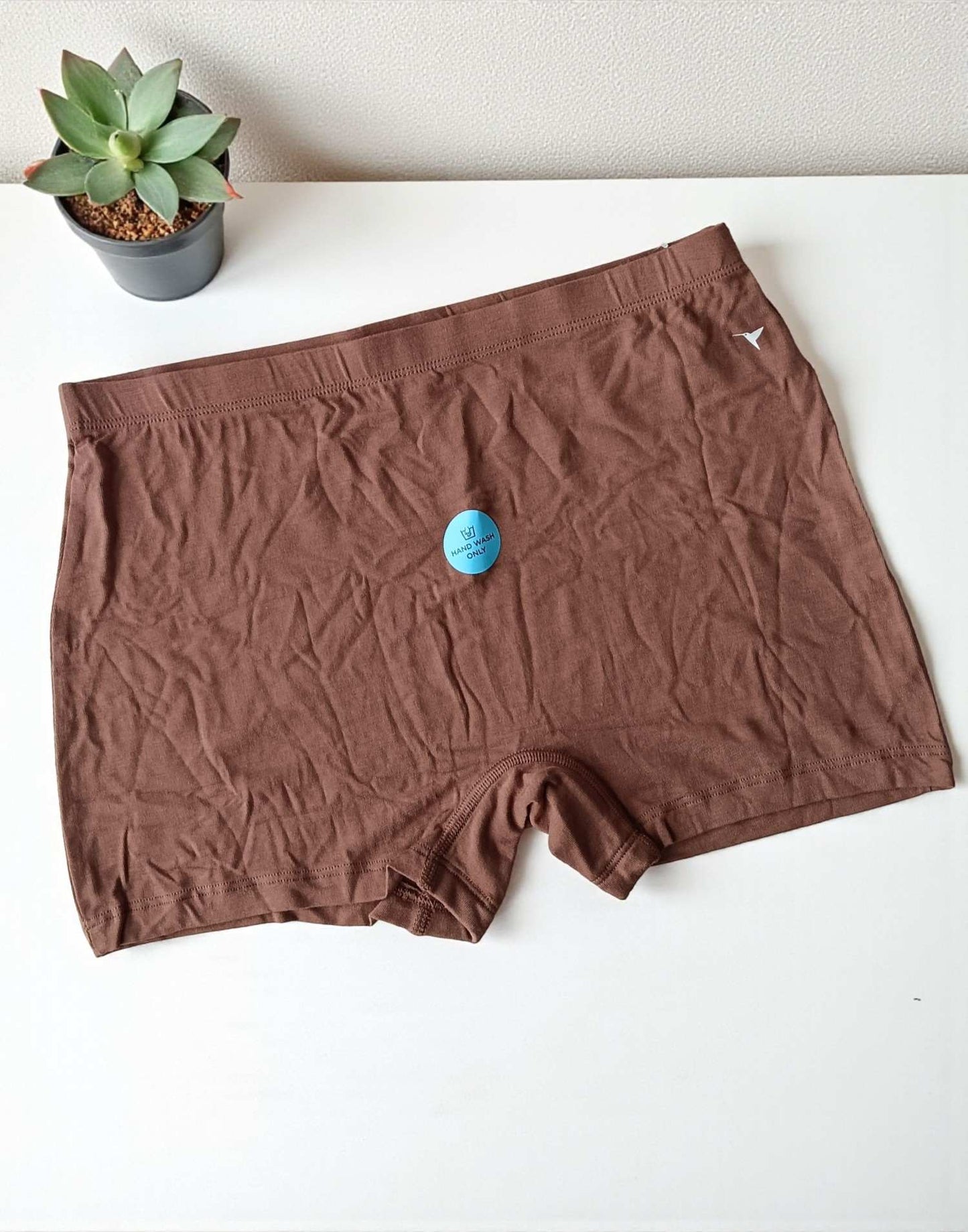 190925PS (E6431) BLOSSOM SHORTS - Light Brown