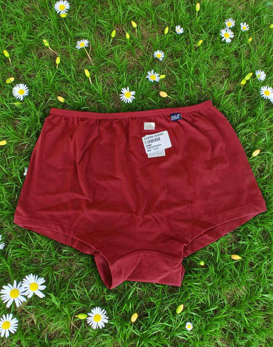 071025PS (E6083) ESSA SHORTS PANTY - Maroon