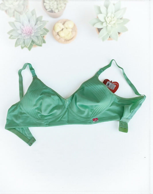 141025BR (E6116-E6117) V-MAX NON PADDED BRA - Mint Green