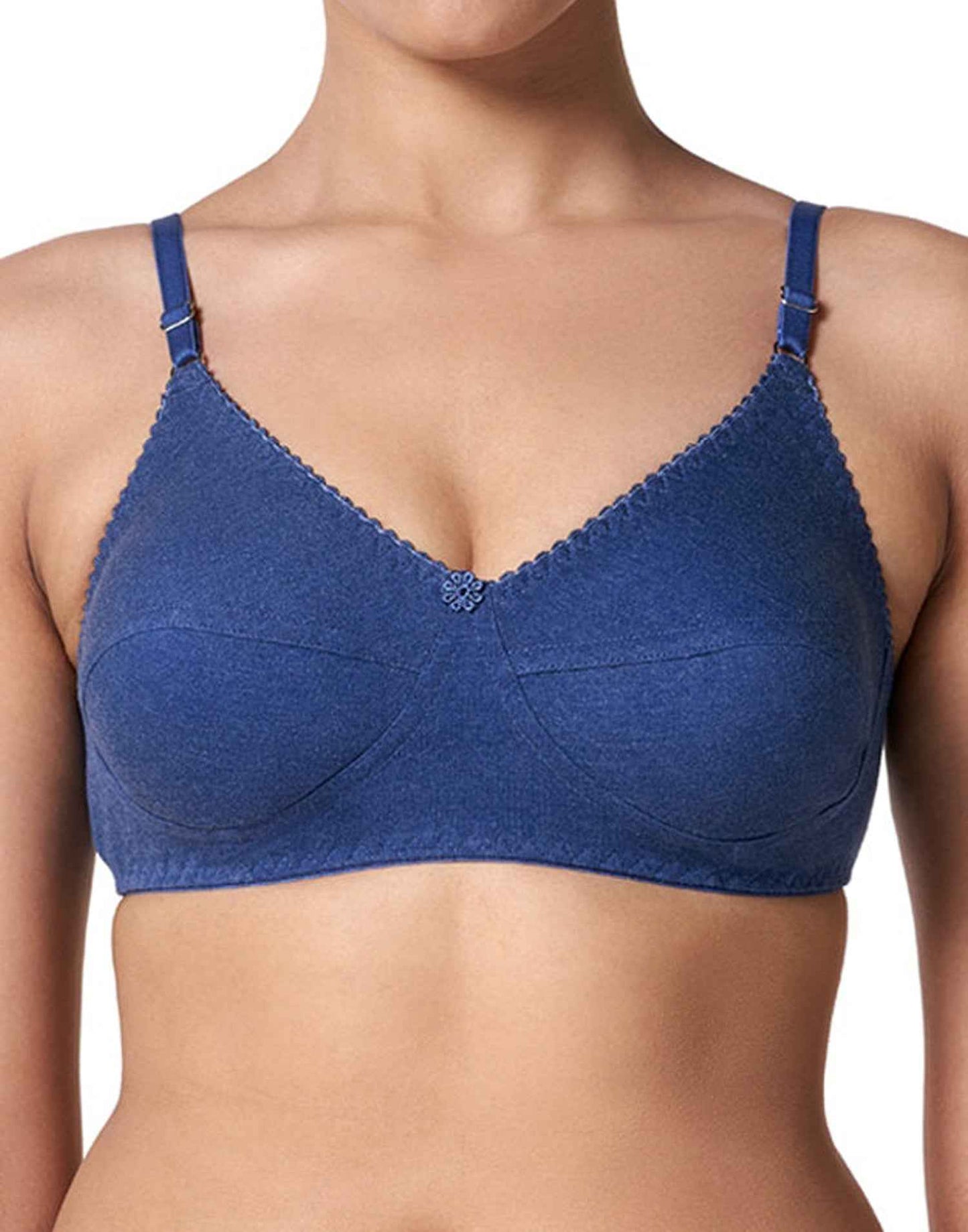 NON PADDED BRA BLOSSOM WINNERS NAVY BLUE MELANGE E1571 230626BR