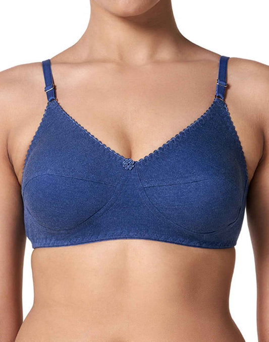 NON PADDED BRA BLOSSOM WINNERS NAVY BLUE MELANGE E1571 230626BR