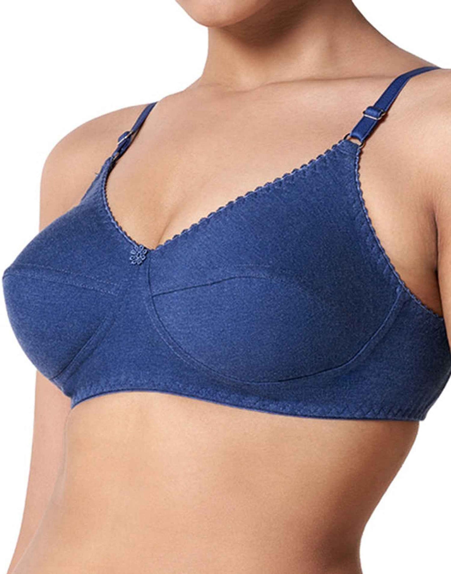 NON PADDED BRA BLOSSOM WINNERS NAVY BLUE MELANGE E1571 230626BR