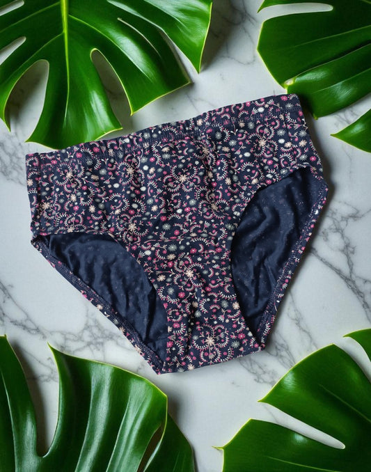 090825PS (E4346) VISMAY COZY PANTIES - Navy Blue