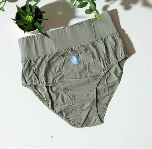 190925PS (E6433-E6435) BLOSSOM TUMMY TUCKER PANTIES - Pastel Green