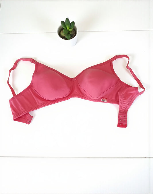 121025BR (E6077 - E6078) V-MAX SEMI PADDED BRA - Peaches Pink