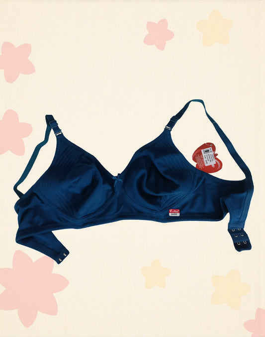 141025BR (E6116-E6117) V-MAX NON PADDED BRA - Peacock Blue