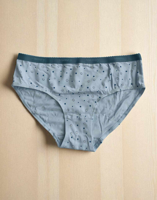 310725PS (E4347) VISMAY HAVEN HIPSTER PANTIES - Powder Blue