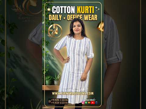 COTTON KURTI DARK BLUE E7336 280926K
