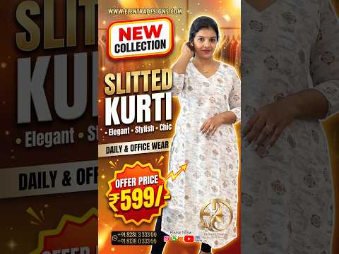SLITTED KURTI PINK E7367 091026SK