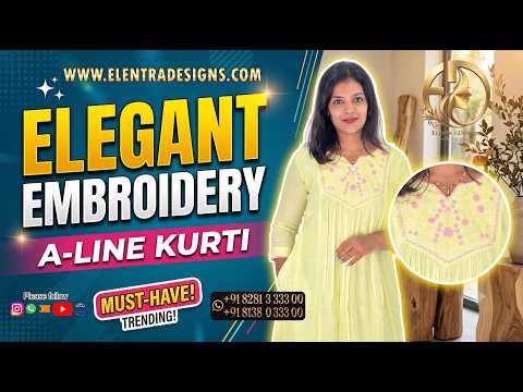 A-LINE EMBROIDERY KURTI DUSTY MAUVE E7388 131026AK