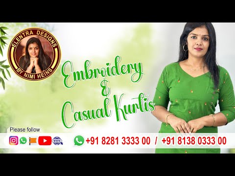 041025CK (E6551) CASUAL KURTI - Green