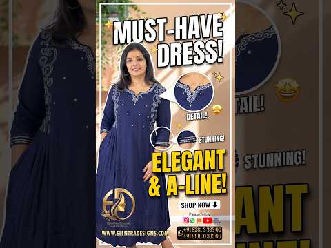 A-LINE EMBROIDERY DRESS GREEN E7345 300926AD