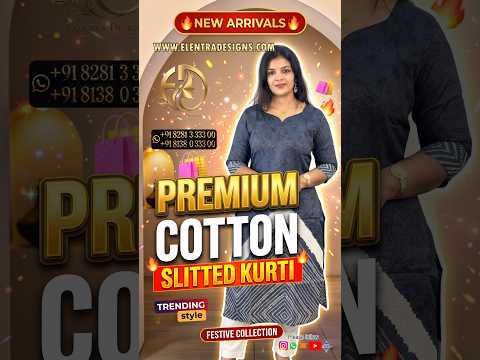 SLITTED KURTI RUST ORANGE E7406 231026SK