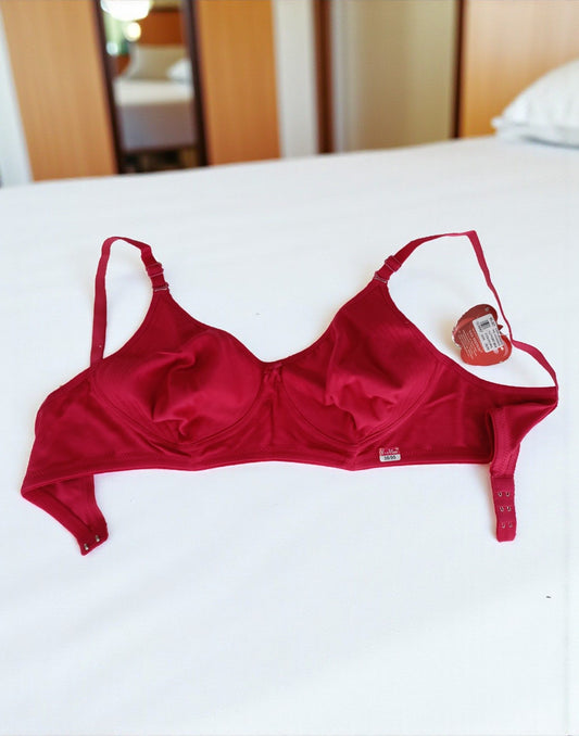 141025BR (E6116-E6117) V-MAX NON PADDED BRA - Rani Pink