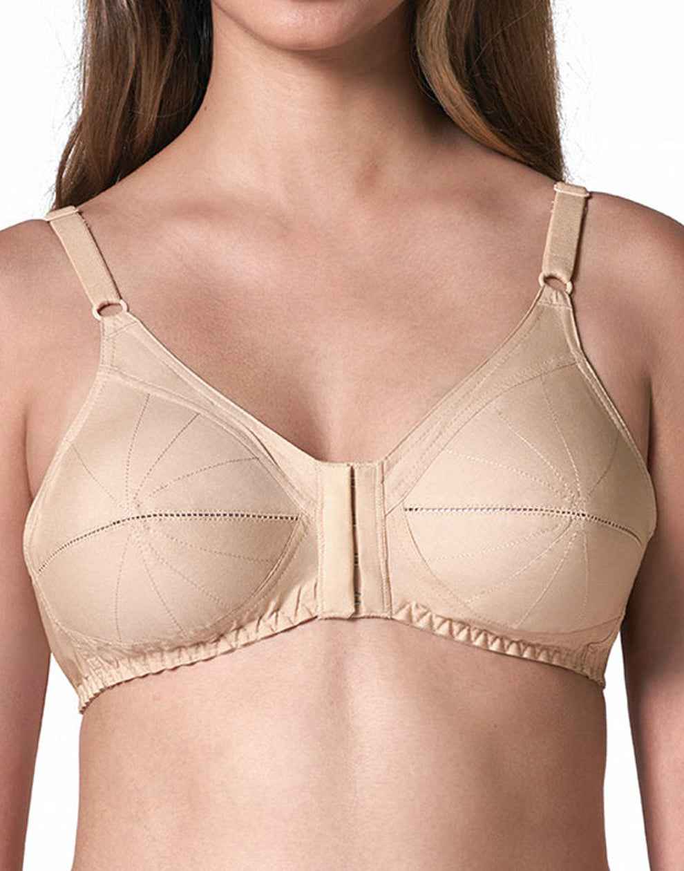 NON PADDED BRA BLOSSOM FRONT OPEN SKIN B4U284 210626BR