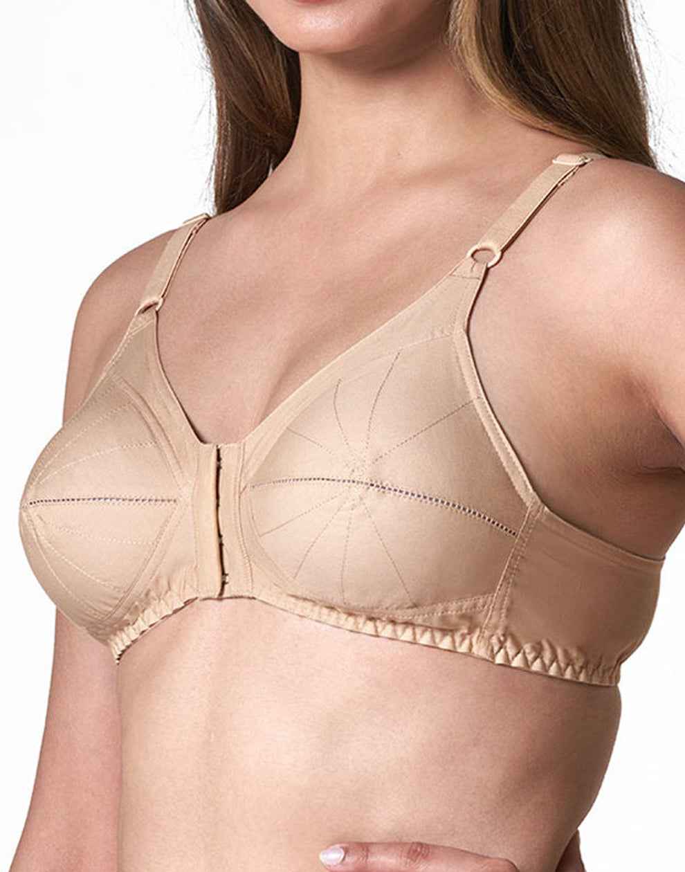 NON PADDED BRA BLOSSOM FRONT OPEN SKIN B4U284 210626BR