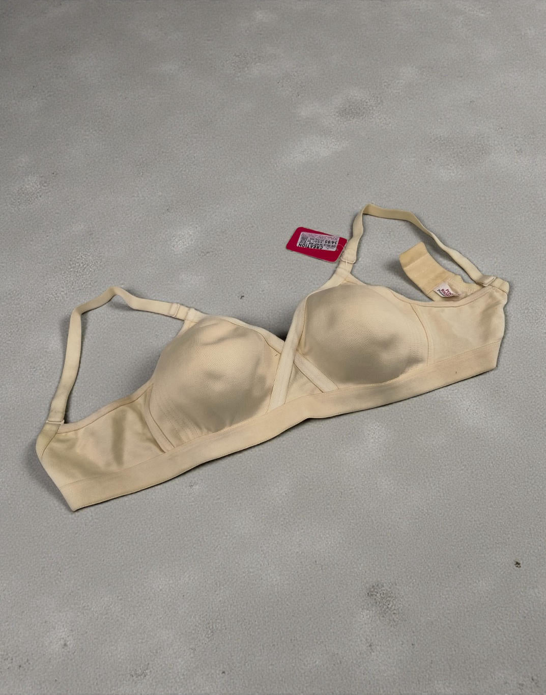 151225BR (E6658) POOJA RAGINI NON PADDED BRA - Light Yellow