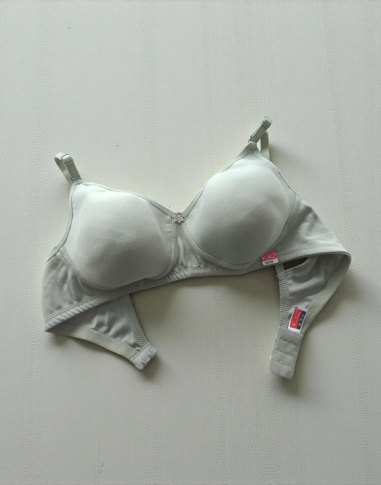 201225BR (E6077 - E6078) V-MAX SEMI PADDED BRA - Pastel Green