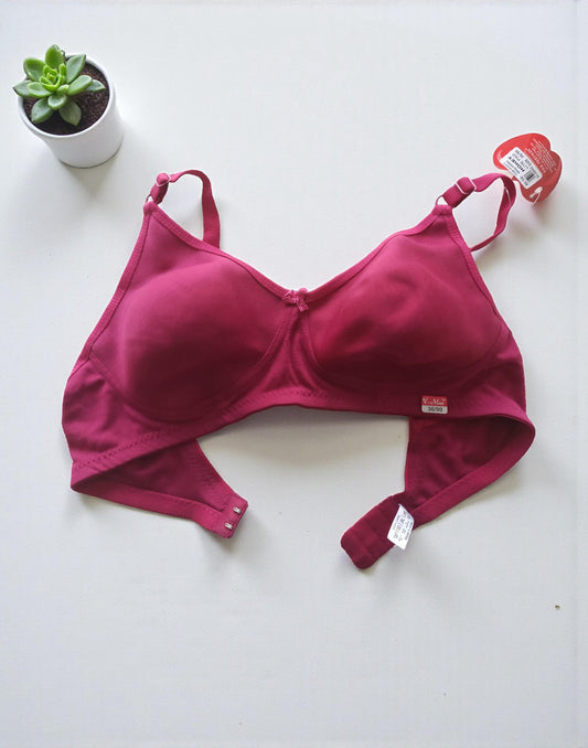 201225BR (E6077 - E6078) V-MAX SEMI PADDED BRA - Light Wine