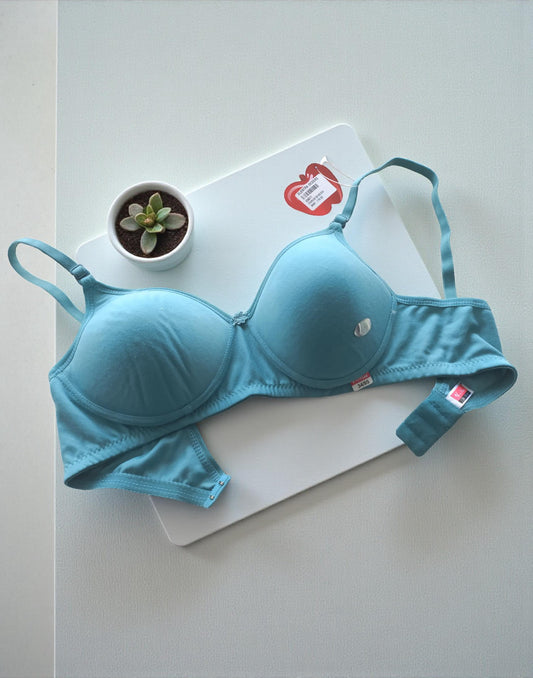 201225BR (E6071 - E6072) V-MAX PADDED BRA - Bluish Green