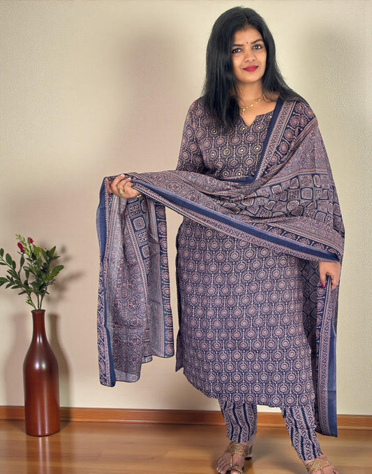 181125RW (E6627) READY TO WEAR - Dark Blue - ELENTRA DESIGNS BY NIMI HEINS