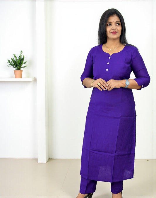 171025CS (E6584/85/86/87) CO-ORD SET (Pre-booking) - Violet