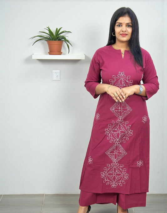 251025CS (E6581) CO-ORD SET - Dusty Wine