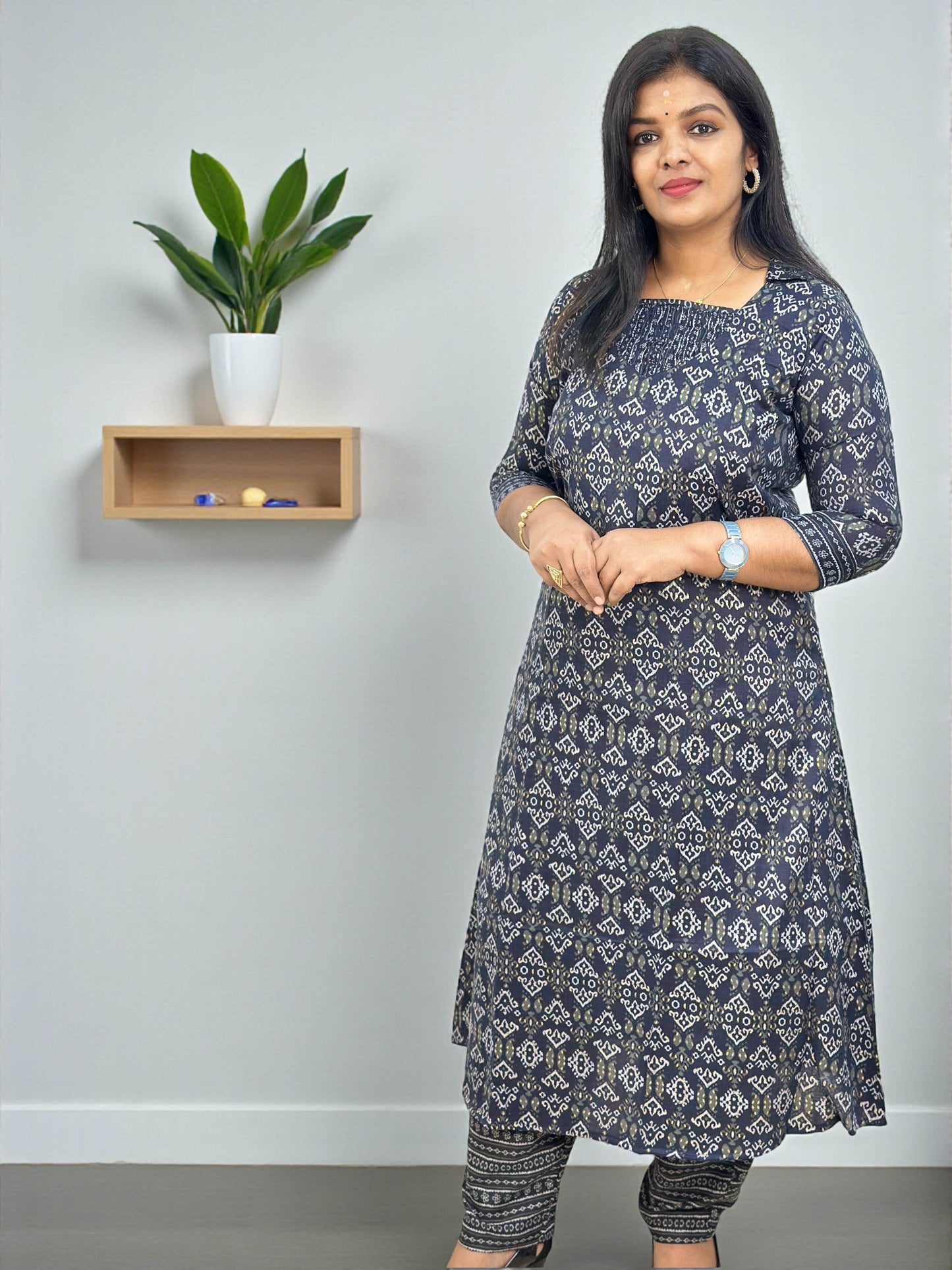 251025CS (E6564) CO-ORD SET - Dark Blue