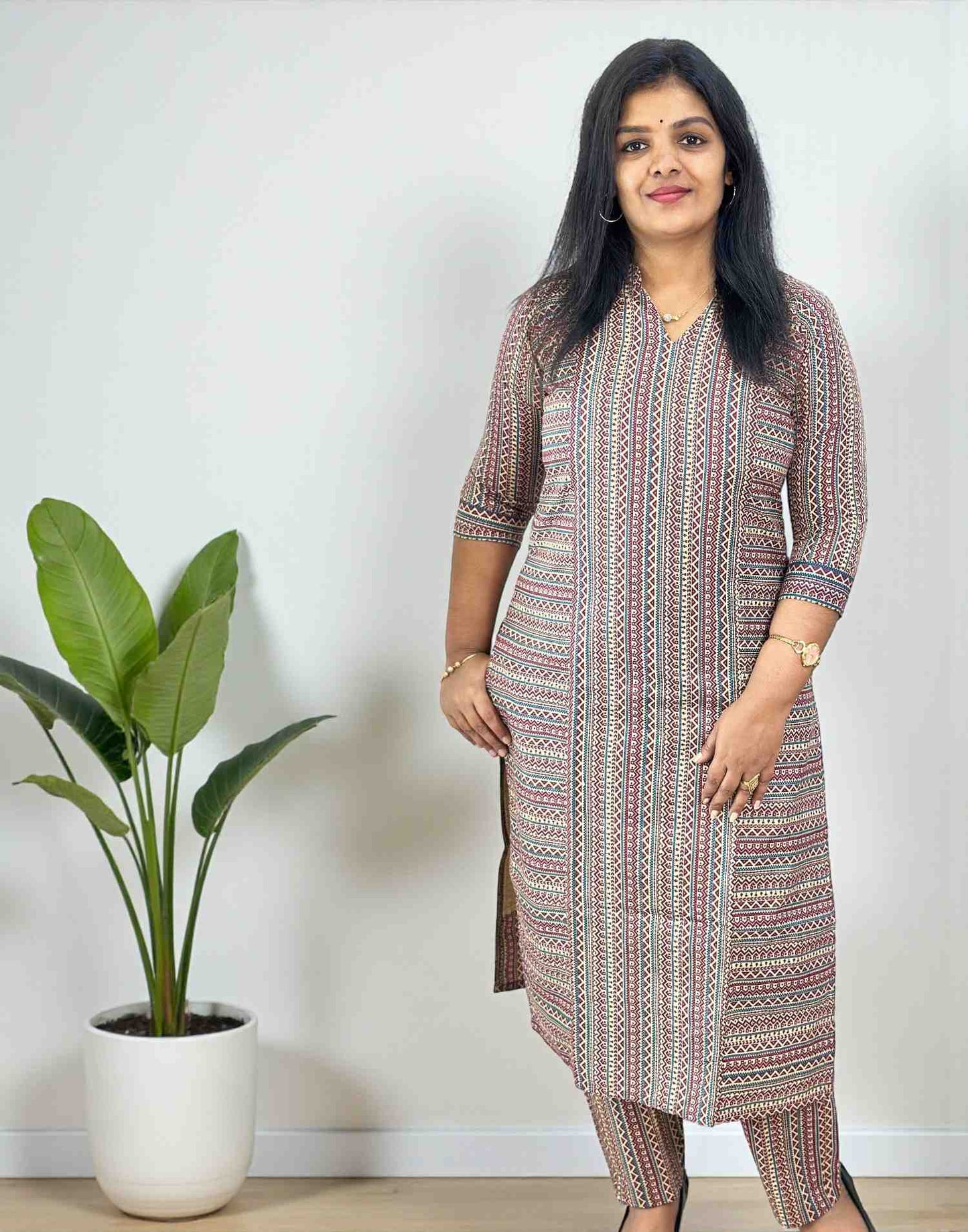 061125CS (E6613) CO-ORD SET - Purple