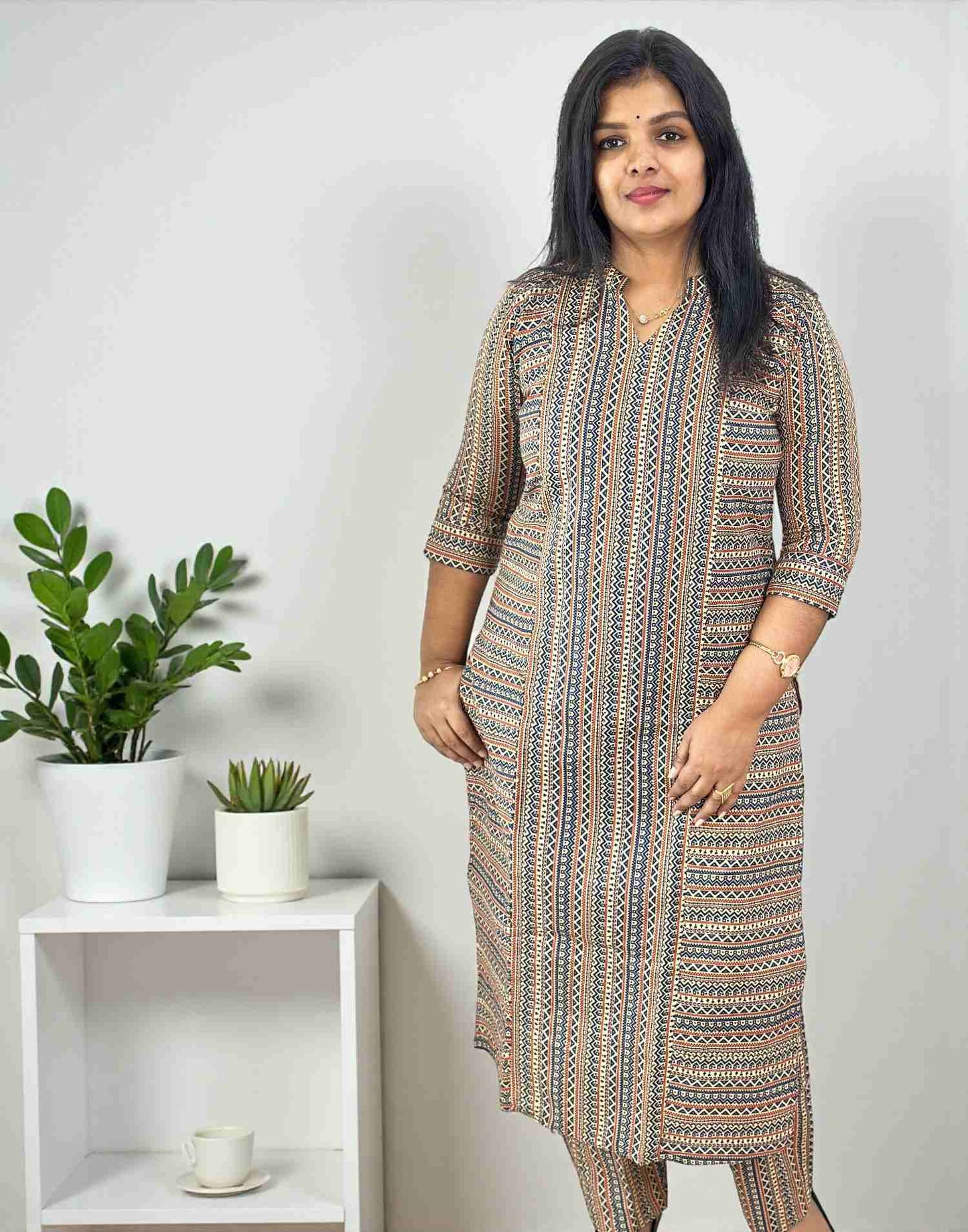 061125CS (E6613) CO-ORD SET - Blue