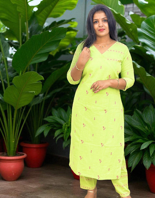 280825CS (E6438-E6452) CO-ORD SET - Green