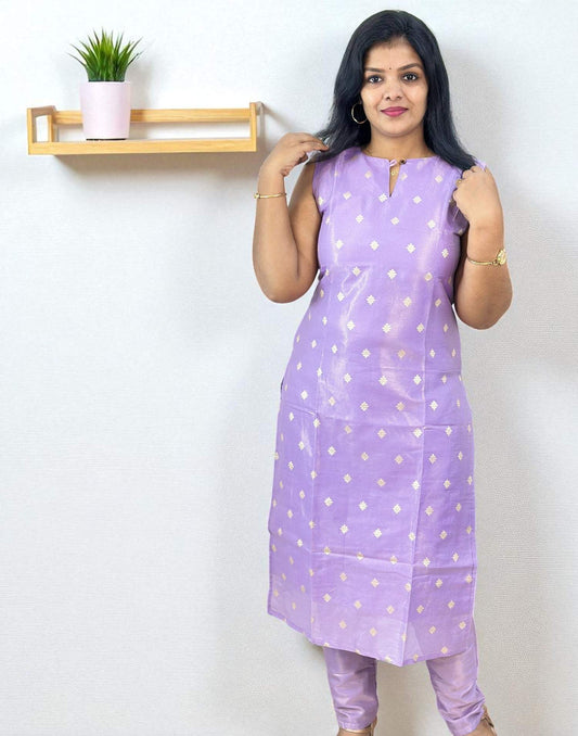 290825KS (E6464) KURTI SET - Lavender