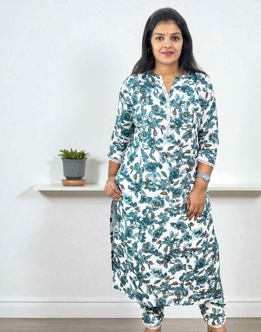 240825CS (E6405) CO-ORD SET - Rama Green