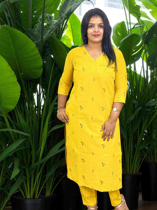 280825CS (E6438-E6452) CO-ORD SET - Yellow