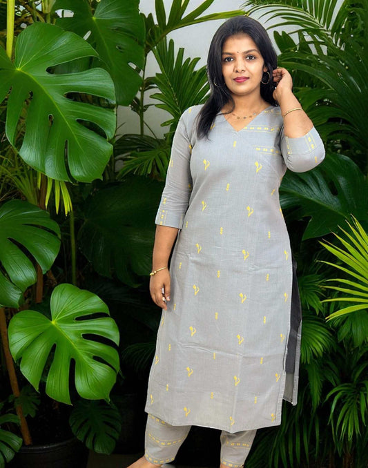 280825CS (E6438-E6452) CO-ORD SET - Gray