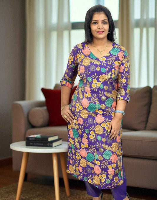 040825CS (E6290) CO-ORD SET - Purple