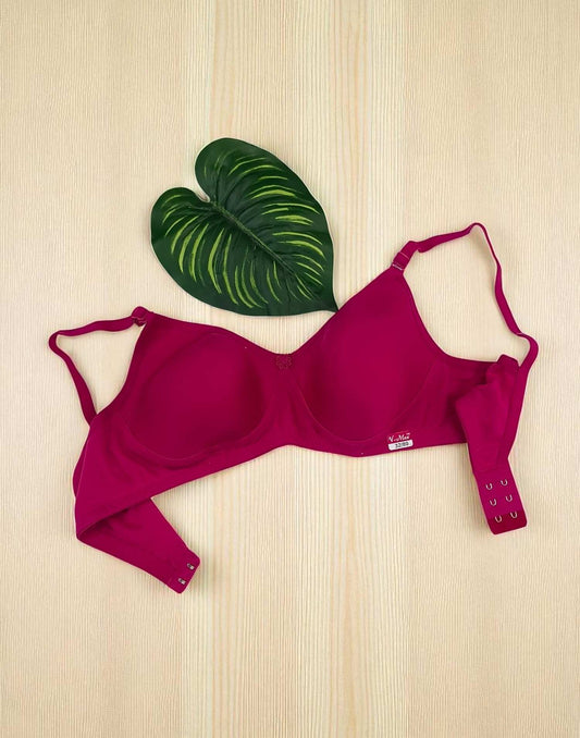 121025BR (E6077 - E6078) V-MAX SEMI PADDED BRA - Rani Pink