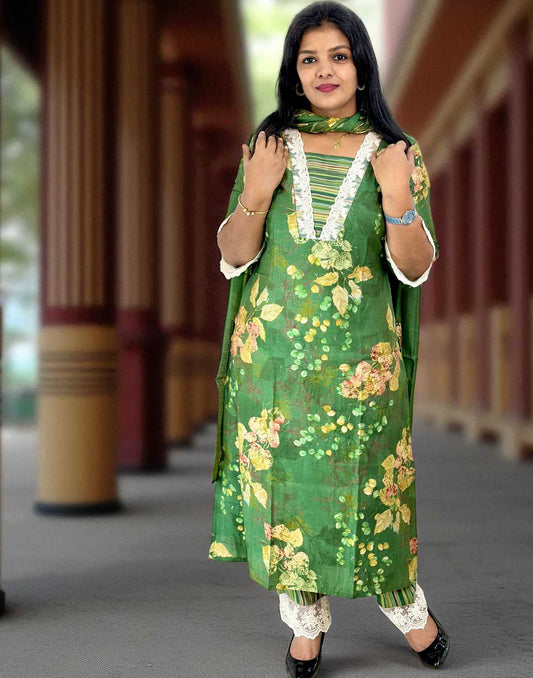 READY TO WEAR PREMIUM GREEN E6311 060825RW - ELENTRA DESIGNS BY NIMI HEINS