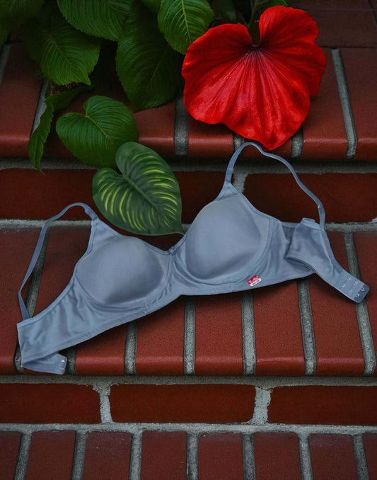 090825BR (E6077 - E6078) V-MAX SEMI PADDED BRA - Ice Blue