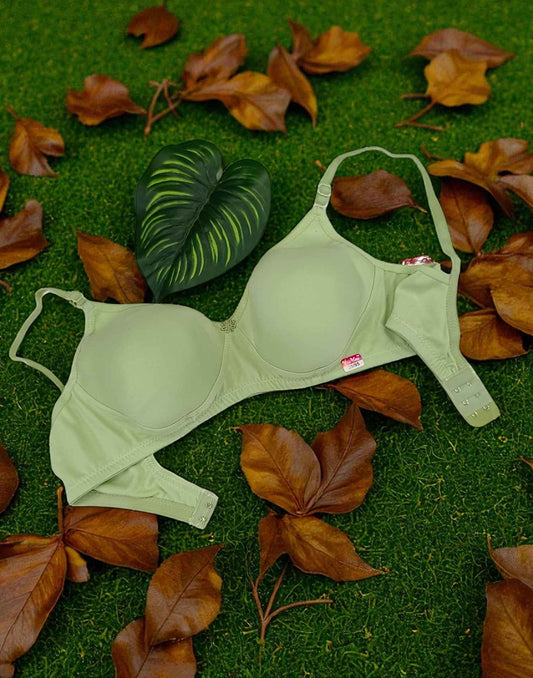 090825BR (E6077 - E6078) V-MAX SEMI PADDED BRA - Pista Green - ELENTRA DESIGNS BY NIMI HEINS