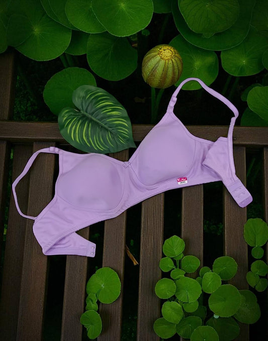 090825BR (E6077 - E6078) V-MAX SEMI PADDED BRA - Lavender
