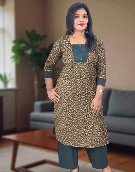 180825CS (E6393) CO-ORD SET - Green