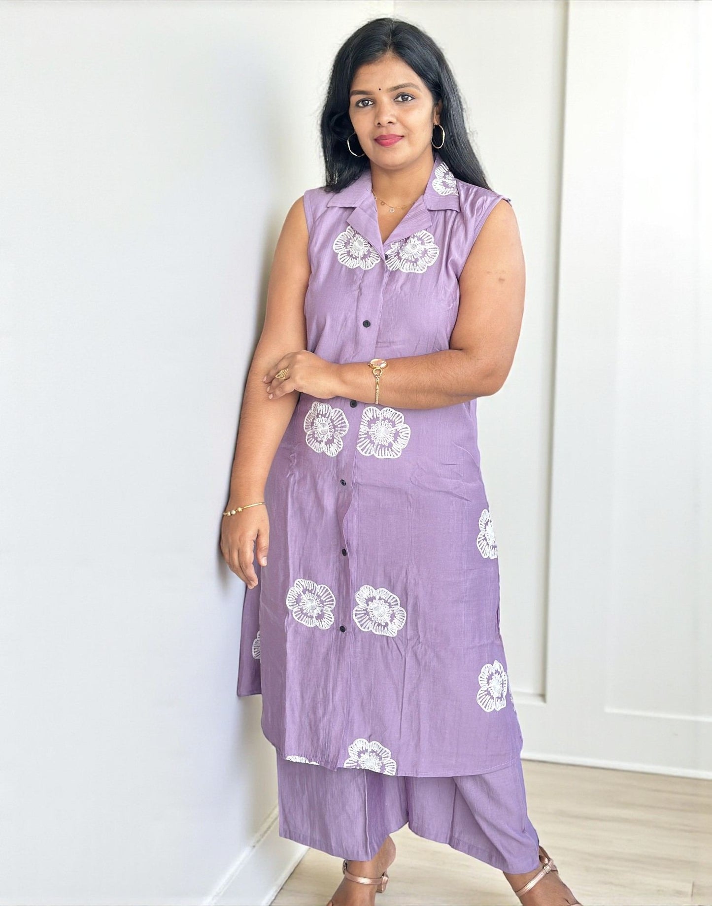 091025CS (E6569) CO-ORD SET - Lavender