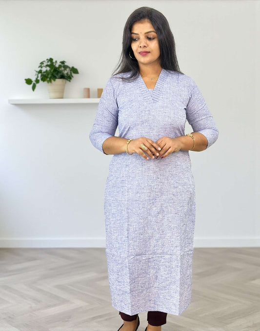 190925CK - CASUAL KURTI - Blue