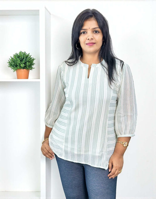 121025ST (E6572) SHORT TOP - Pine Green