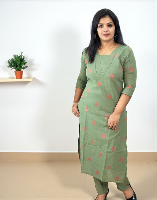 151025CS (E6549) CO-ORD SET - Green