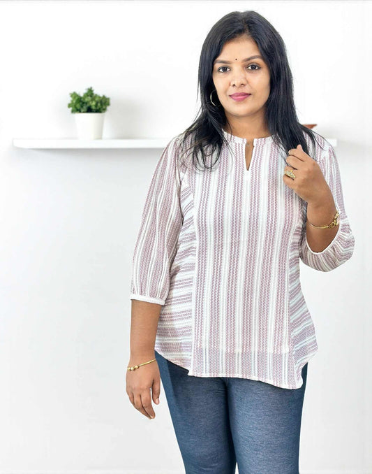 121025ST (E6572) SHORT TOP - Wine